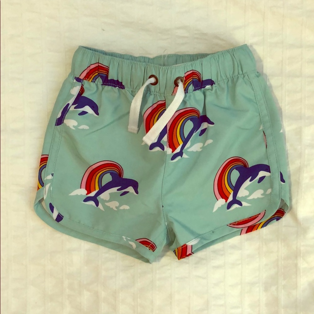 NWT Hanna Andersson Boys Swim Trunks size 6-12 mo